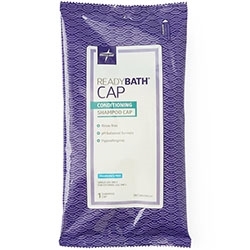ReadyBath Rinse-Free Conditioning Shampoo Caps, Fragrance-Free â€“ 30/Case No-Rinse Hypoallergenic Hair Wash Cap