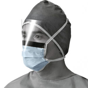 Prohibit X-Tra Mask with Eyeshield  100 Each   Case