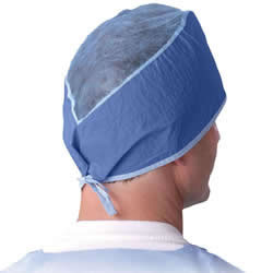 Sheer-Guard Disposable Tie-Back Surgeon Caps 500/Case