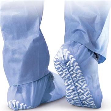 Medline Nonskid Polypropylene Shoe Covers-Case of 100