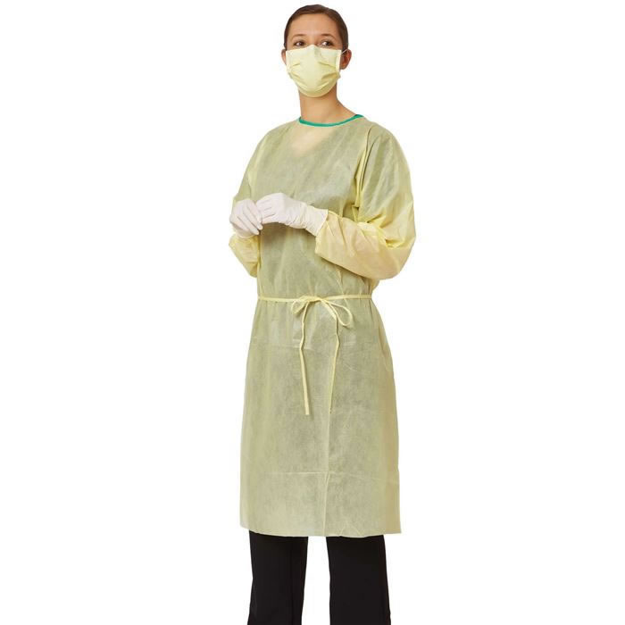 Ritmed AssureWear Over-the-head Isolation Gown, AAMI Level 2, Quantity:  Case of 100 | Fisher Scientific