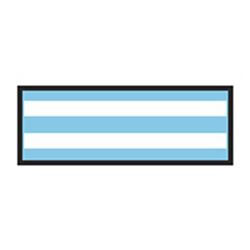 Identification Sheet Tape - Light blue white stripe  1 4
