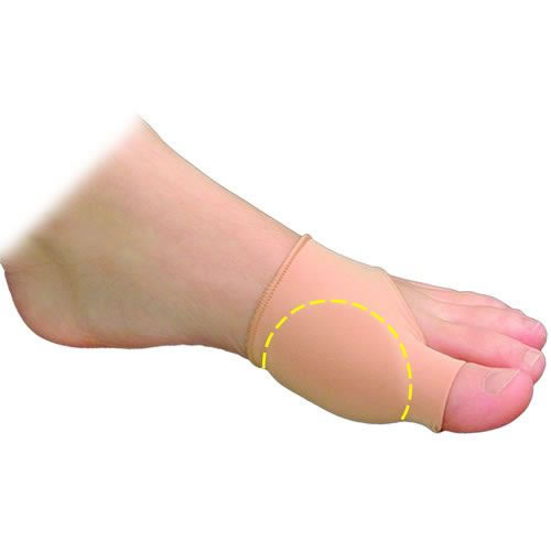 Comfort Gel Skin Bunion Relief Thin Dress Large X-Large 1pk