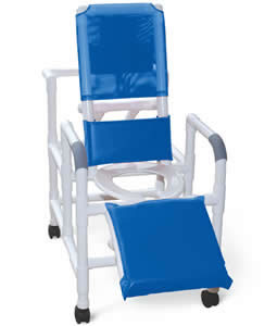 Reclining PVC Shower Chairs - Reclining Chair, Deluxe