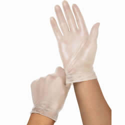 Vinyl Powder-Free Clear Exam Gloves Box of 150