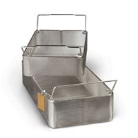 Inner Trays for Steriset Containers - Wire Mesh Stainless Steel  20 1 2 L x 9 1 2 W x 2 1 2 H