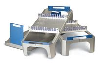 Steriset Laparoscopic Tray - Fits in 8  high full-size Steriset container. Holds 12 instruments.