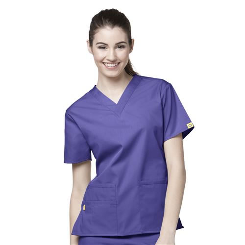 WonderWink Origins Women's V-Neck Scrub Tops- Bravo #6016