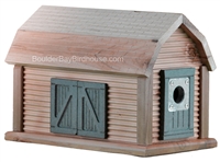 Barn Birdhouse | Cedar | Handcrafted by Boulder Bay Birdhouse | Made in USA