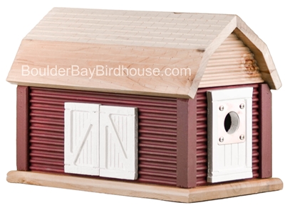 Barn Birdhouse | Cedar | Handcrafted by Boulder Bay Birdhouse | Made in USA