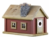 Mountain Cabin Birdhouse | Cedar | Handcrafted by Boulder Bay Birdhouse | Made in USA