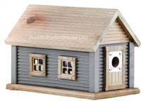 Mountain Cabin Birdhouse | Cedar | Handcrafted by Boulder Bay Birdhouse | Made in USA