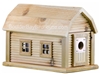 Cabin Birdhouse | Cedar | Handcrafted by Boulder Bay Birdhouse | Made in USA