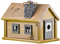 Cabin Birdhouse | Cedar | Handcrafted by Boulder Bay Birdhouse | Made in USA