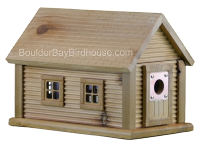 Cabin Birdhouse | Cedar | Handcrafted by Boulder Bay Birdhouse | Made in USA