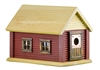 Cabin Birdhouse | Cedar | Handcrafted by Boulder Bay Birdhouse | Made in USA