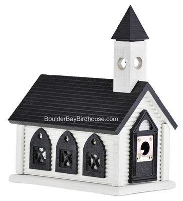 Church Birdhouse | Cedar | Handcrafted by Boulder Bay Birdhouse | Made in USA