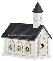 Church Birdhouse | Cedar | Handcrafted by Boulder Bay Birdhouse | Made in USA
