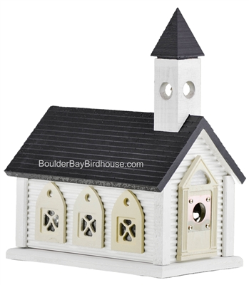 Church Birdhouse | Cedar | Handcrafted by Boulder Bay Birdhouse | Made in USA