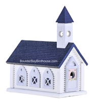 Church Birdhouse | Cedar | Handcrafted by Boulder Bay Birdhouse | Made in USA