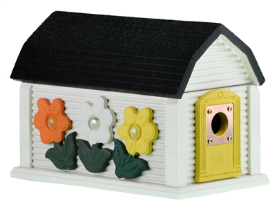 Flower Garden Birdhouse | Cedar | Handcrafted by Boulder Bay Birdhouse | Made in USA