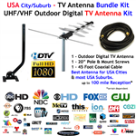 USA Outdoor TV Antenna Bundle Kit