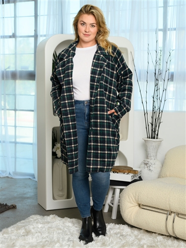 Active Usa Plaid Jacket J7969