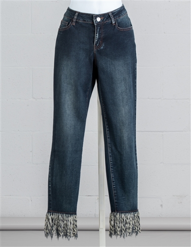 Azi Fringe Jean Z10314