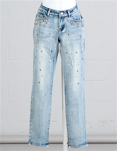 Azi Embellished Jean Z10615