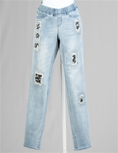 Azi Embellished Jean Z10621