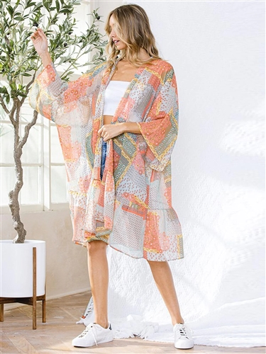 Ces Femme Kimono Top JC80184