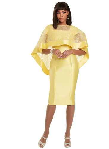 Donna Vinci Dress W/Cape 11911