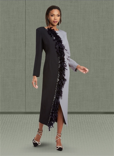Donna Vinci Dress Twotone 12072