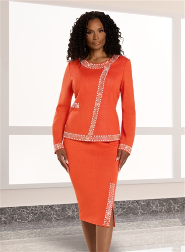 Donna Vinci Knit Skt Suit 13427