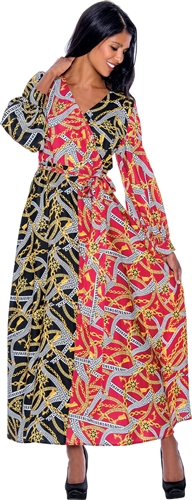 Dresses By Nubiano Print 1241W