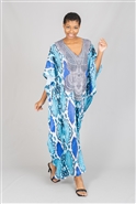 Etc Long Print Kaftan KAF106