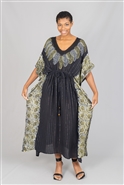 Etc Long Print Kaftan KAFS09