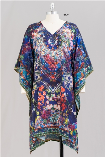 Etc Short Print Kaftan LD105