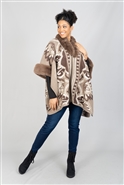 Fashion Faux Fur Cape A103