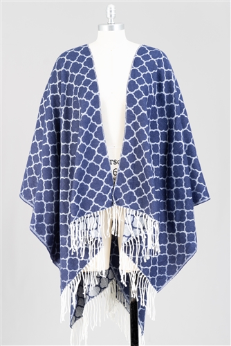 Fashion Print Cape A112