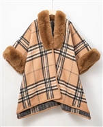 Fashion Faux Fur Cape A602