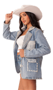 For Her Denim Jacket 82305