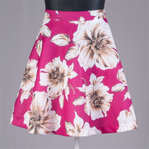 Ft Inc. Floral Skirt CH8257