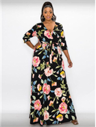 Janette Plus Maxi Dress SD1115FC