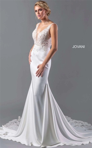 Jovani Bridal Beaded Lace JB03586
