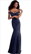 Jvn Prom Long Lace Mer JVN62564