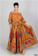 Kara Chic Skirt Dashiki 7001D