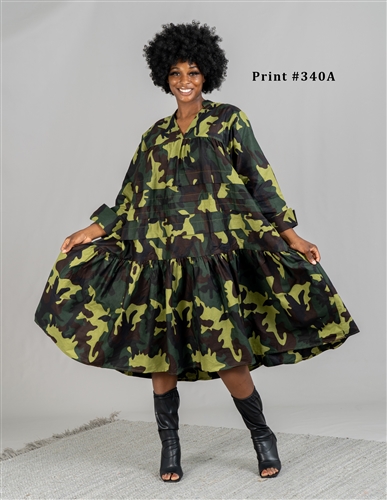 Kara Chic Print Dress 7580