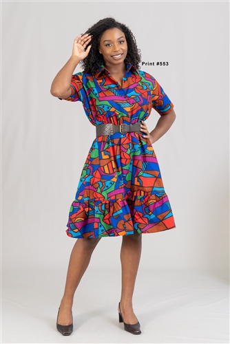 Kara Chic  Print Dress 7680