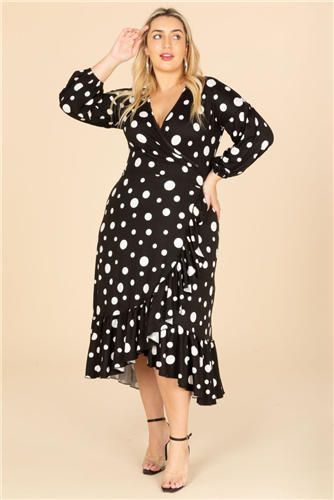 Karen T Wrap Dress 9003